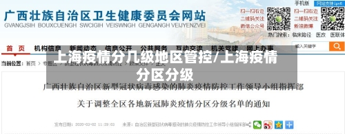 上海疫情分几级地区管控/上海疫情分区分级-第3张图片