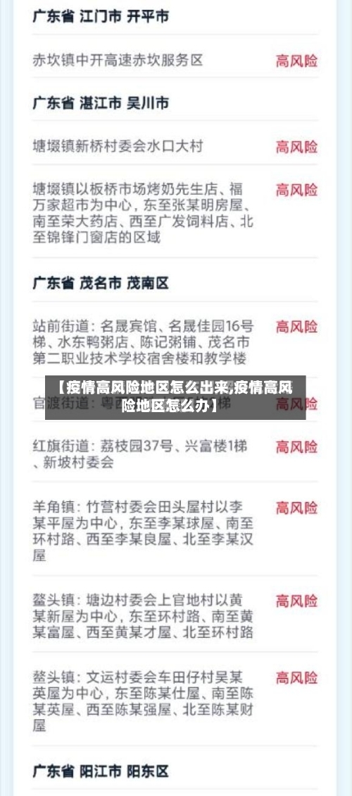【疫情高风险地区怎么出来,疫情高风险地区怎么办】-第2张图片