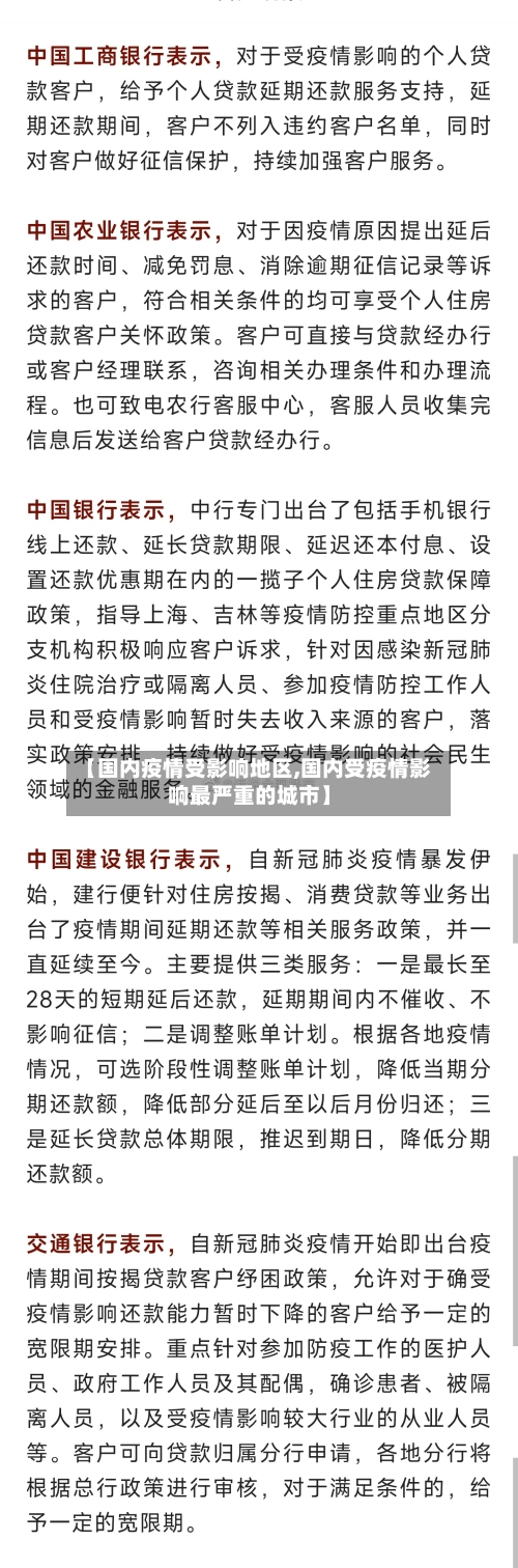 【国内疫情受影响地区,国内受疫情影响最严重的城市】-第3张图片