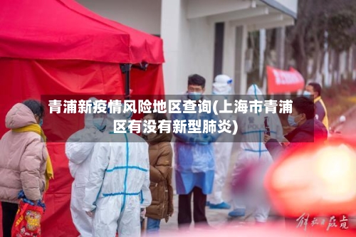 青浦新疫情风险地区查询(上海市青浦区有没有新型肺炎)-第2张图片