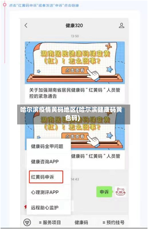 哈尔滨疫情黄码地区(哈尔滨健康码黄色码)-第2张图片
