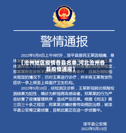 【沧州地区疫情各县名单,河北沧州各县疫情通报】-第2张图片