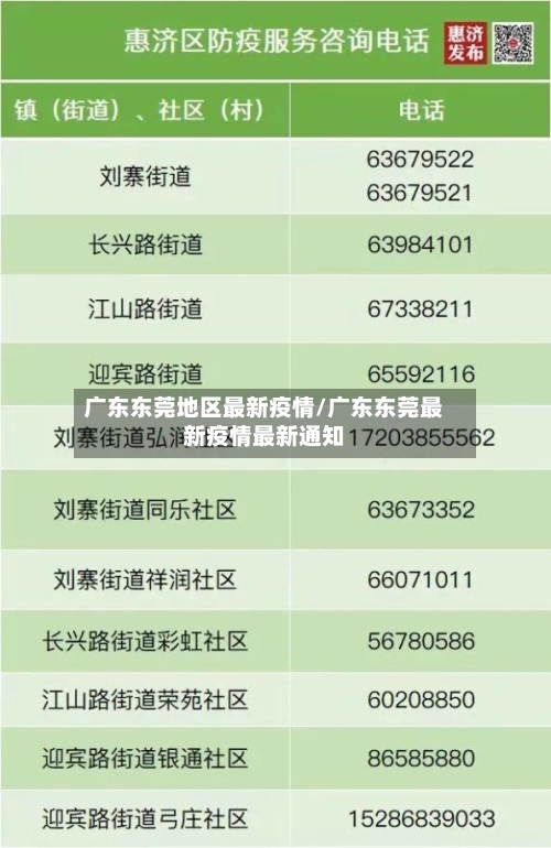 广东东莞地区最新疫情/广东东莞最新疫情最新通知-第3张图片