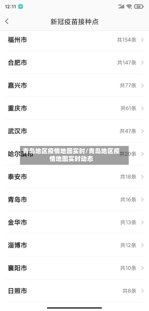 青岛地区疫情地图实时/青岛地区疫情地图实时动态